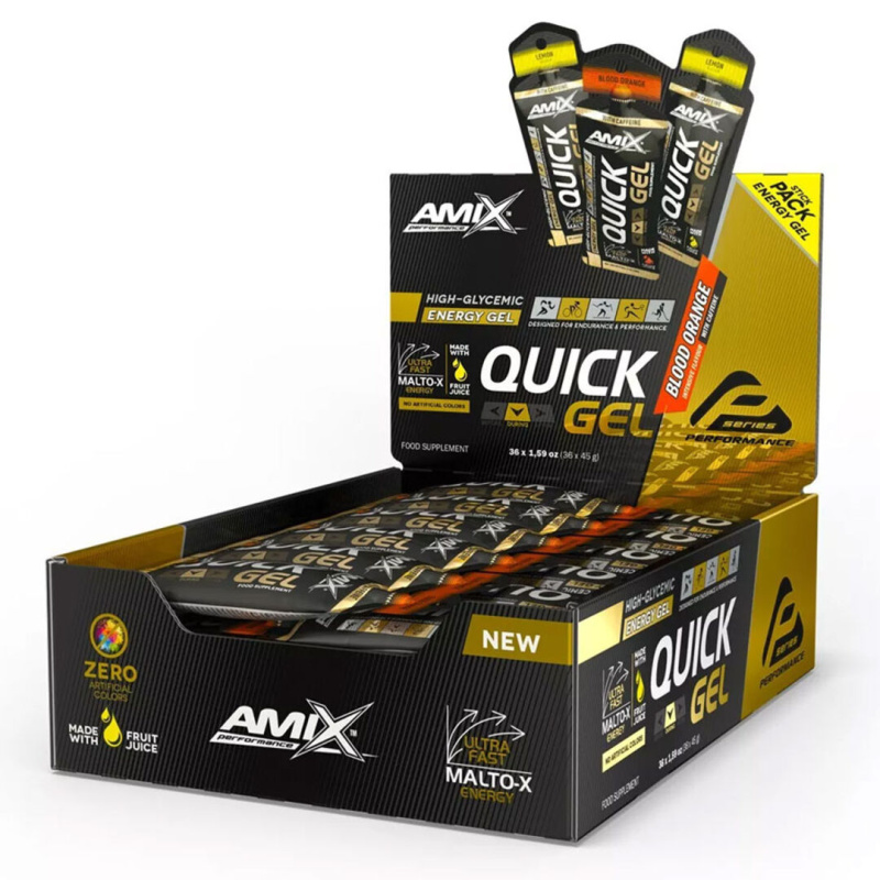 Amix Nutrition Amix Quick Gel 45 g - krvavý pomeranč