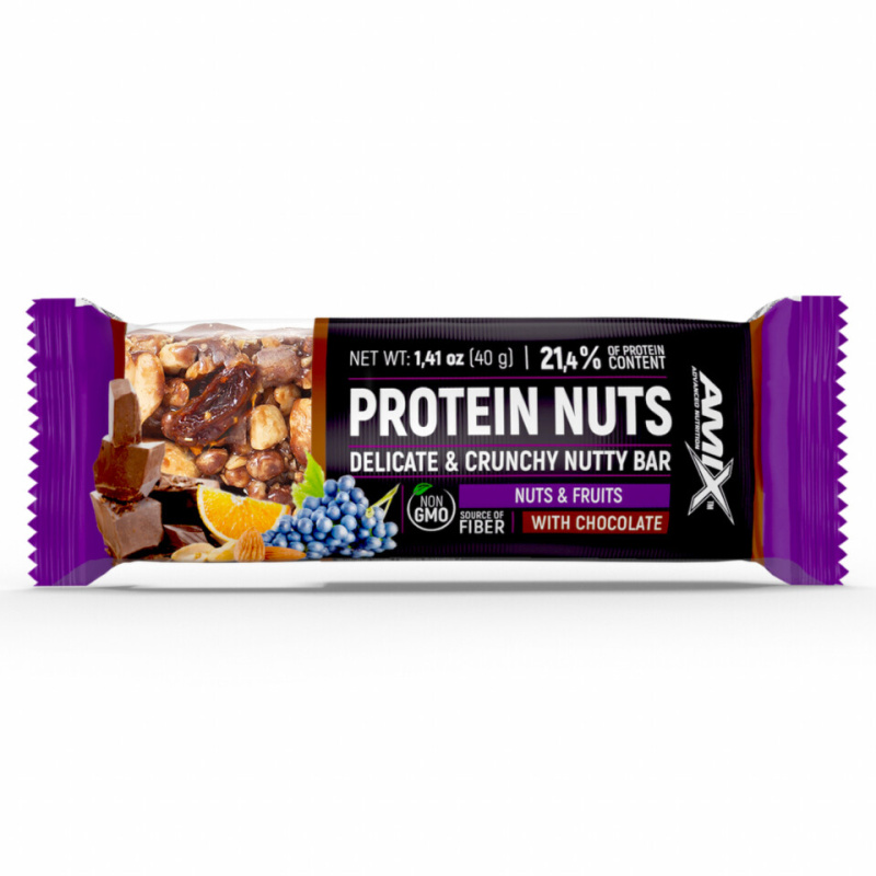 Amix Nutrition Amix Protein Nuts Bar 40 g - Nuts/Fruits
