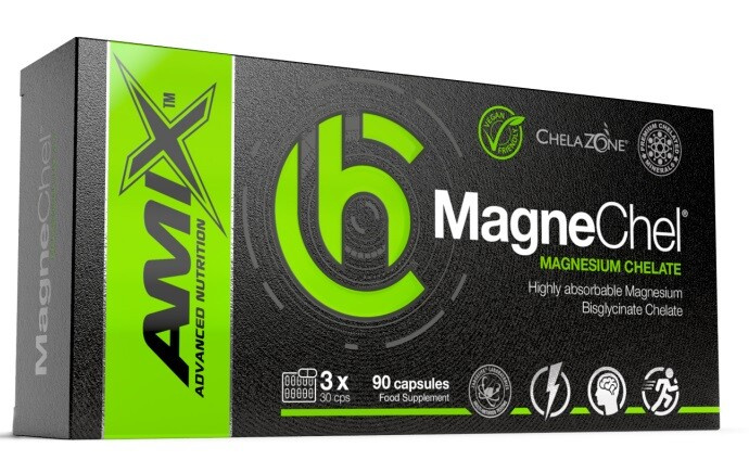 AMIX ChelaZone MagneChel hořčík v chelátové formě 90 kapslí