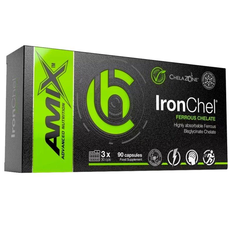 AMIX ChelaZone IronChel železo v chelátové formě 90 kapslí