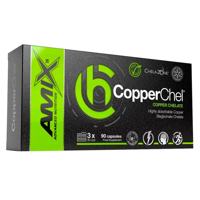 AMIX ChelaZone CopperChel měď v chelátové formě 90 kapslí