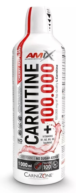 AMIX Carnitine 100000, 1000 ml Příchuť: Višeň/Malina