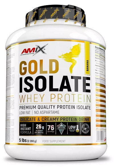 Amix Gold Whey Protein Isolate 2280 g Příchuť: Vanilka