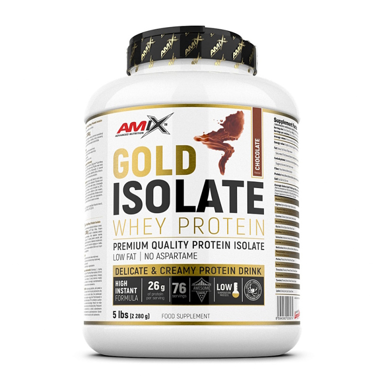 Amix Gold Whey Protein Isolate 2280 g - čokoláda