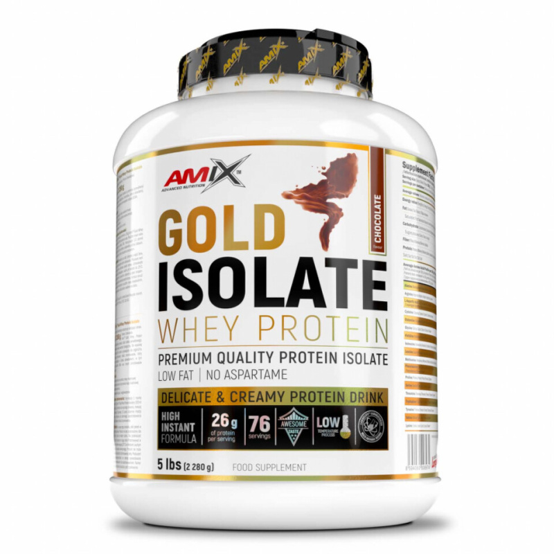Amix Gold Whey Protein Isolate 2280 g - čokoláda
