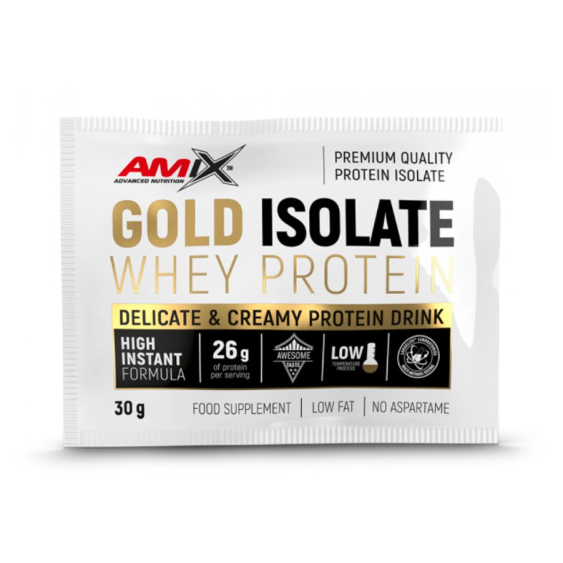 Amix Gold Whey Protein Isolate, 30 g Příchuť: Ananas/Kokos