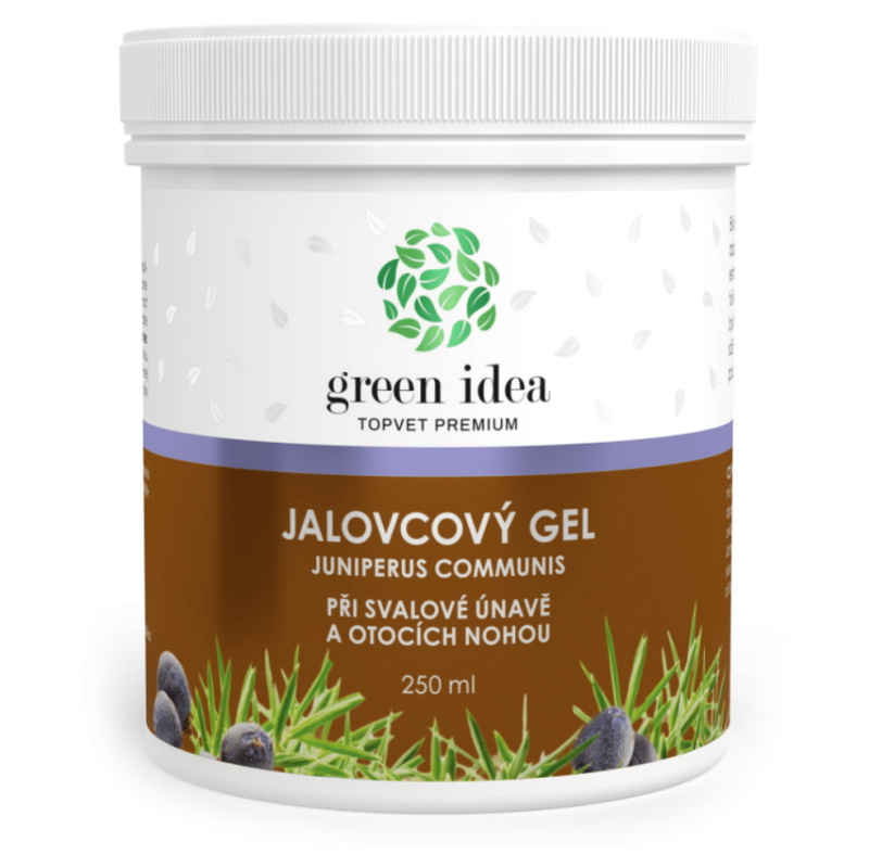 GREEN IDEA Jalovcový gel Při svalové únavě a otocích nohou 250 ml