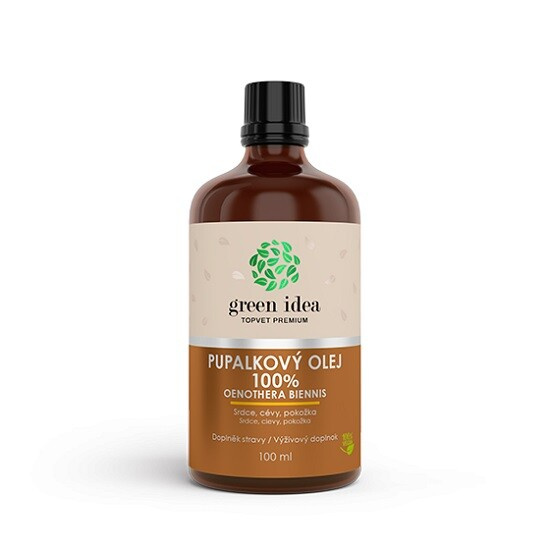 TOPVET Pupalkový olej 100% 100 ml