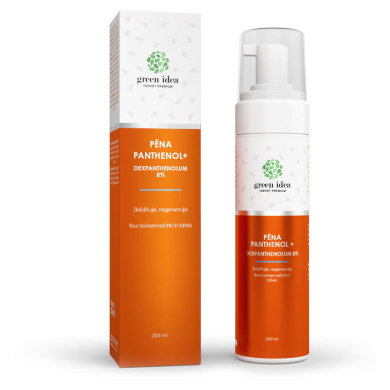 GREEN IDEA Panthenol + Pěna 8% 150 ml
