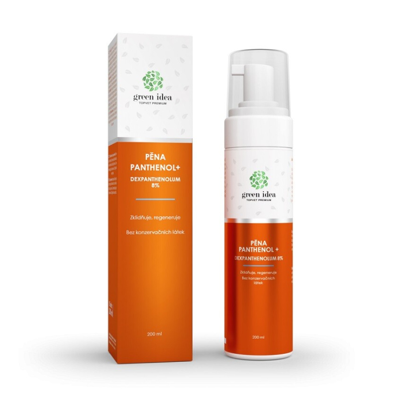 GREEN IDEA Panthenol + Pěna 8% 150 ml