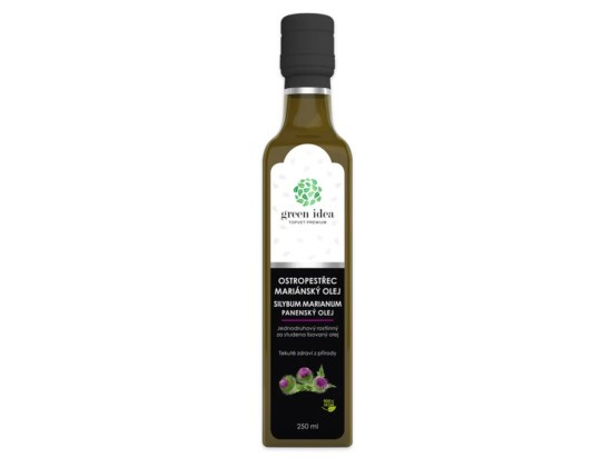 Green Idea Ostropestřec mariánský panenský olej 250ml