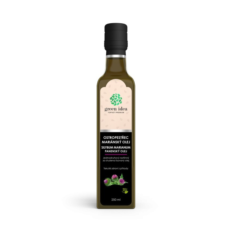 Green Idea Ostropestřec mariánský panenský olej 250ml