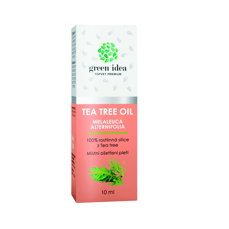 Green Idea Tea Tree Oil 100% silice pro lokální ošetření 10 ml
