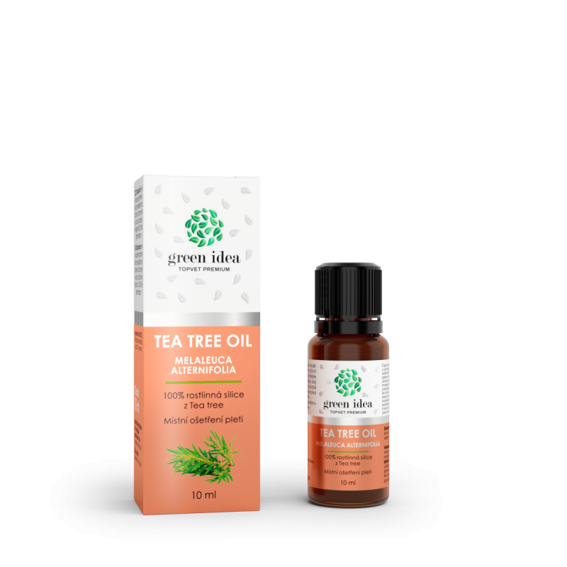 Green Idea Tea Tree Oil 100% silice pro lokální ošetření 10 ml