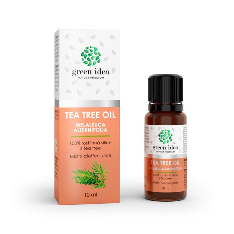 Green Idea Tea Tree Oil 100% silice pro lokální ošetření 10 ml