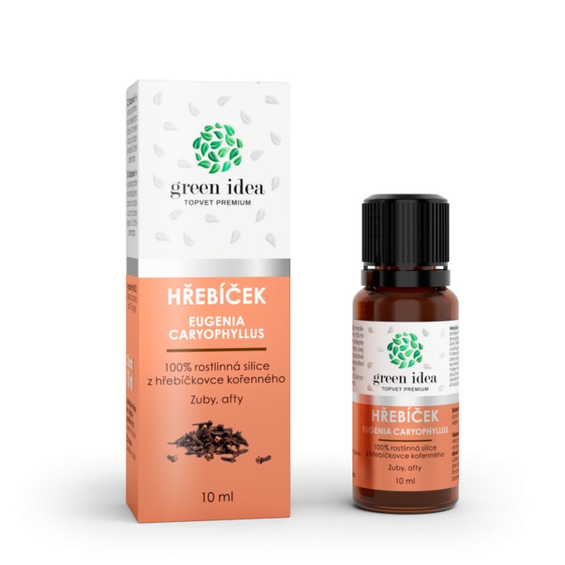Green Idea Hřebíček 100% hřebíčková silice 10 ml