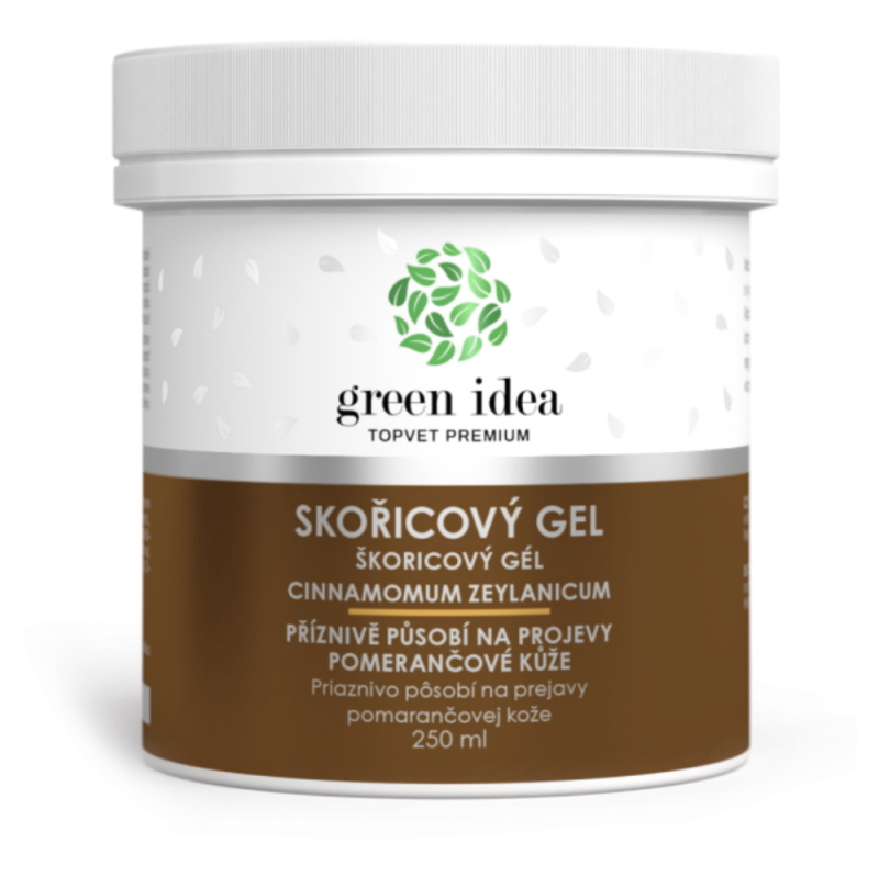 Green Idea Skořicový gel masážní gel 250 ml