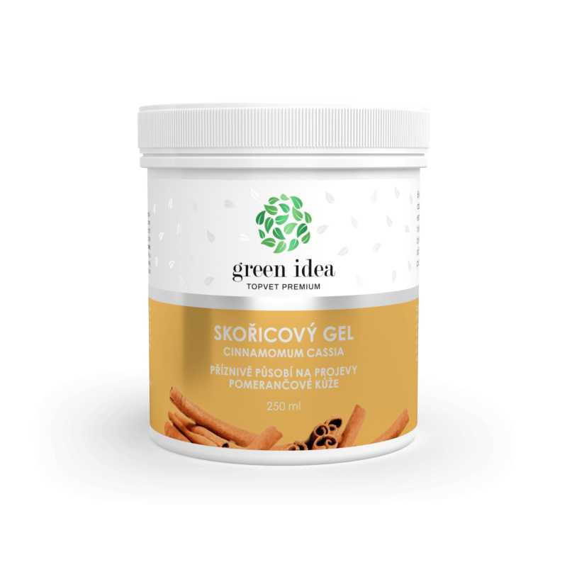 Green Idea Skořicový gel masážní gel 250 ml