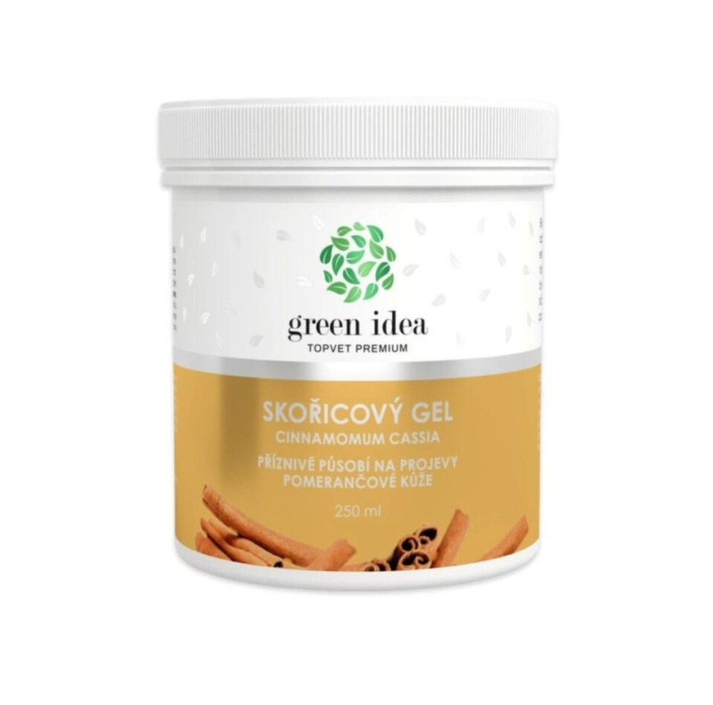 Green Idea Skořicový gel masážní gel 250 ml