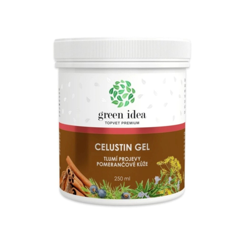 GREEN IDEA Celustin masážní gel 250 ml