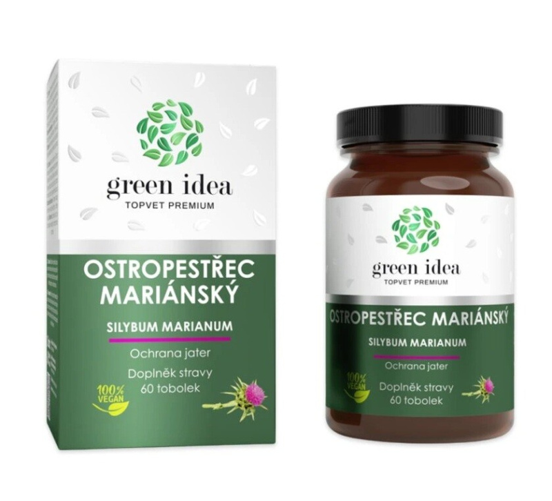 TOPVET Ostropestřec 60 tobolek