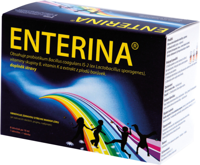 INPHARM Enterina lahvičky 8 x 10 ml
