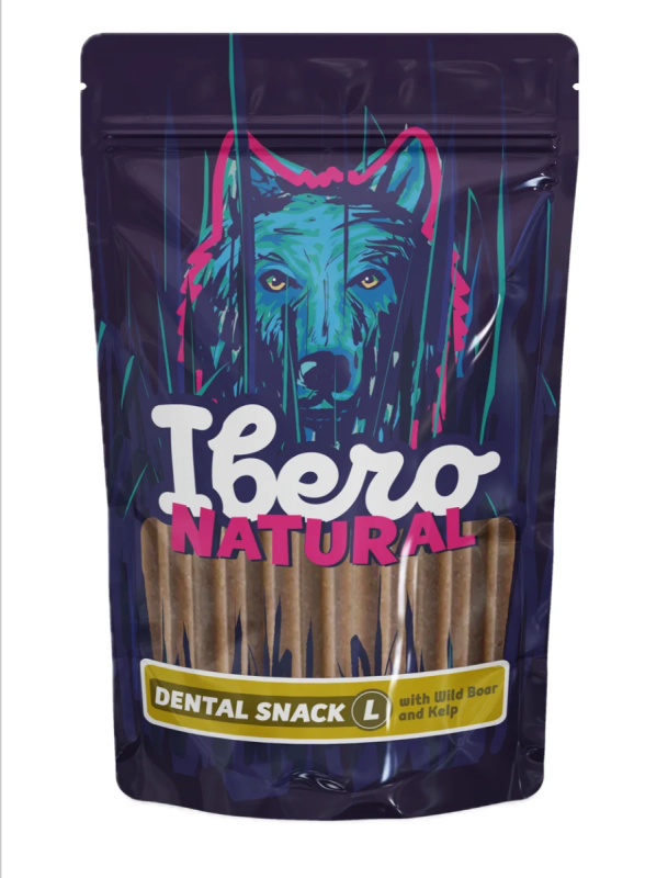 Ibero Natural Dental Snack Divočák/Mořská řasa - L (10ks)
