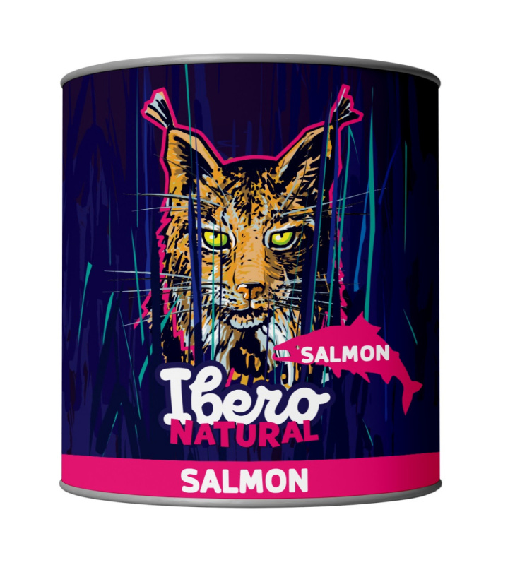 Ibero Natural Cat Konzerva Losos - 3x200g