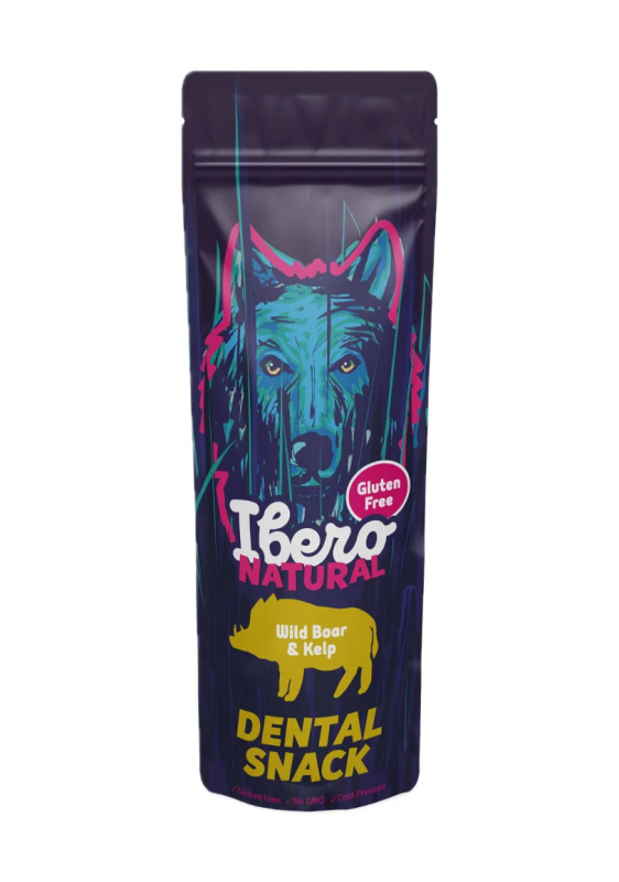 Ibero Natural Dental Snack Divočák/Mořská řasa - S/M (3ks)