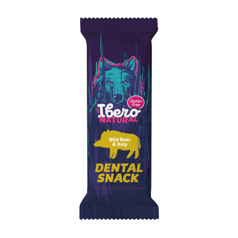 Ibero Natural Dental Snack Divočák/Mořská řasa - S/M (3ks)