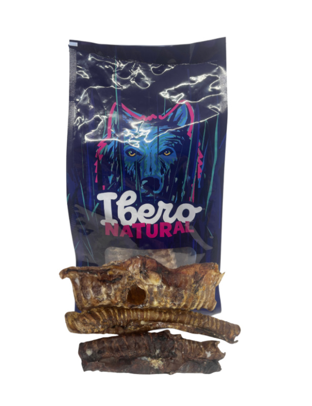 Ibero Natural Snack Sušený Hovězí Hrtan - 500g/12 až 30cm