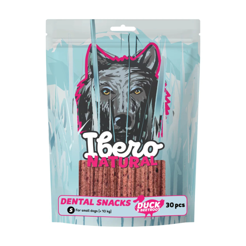 Ibero Cold Pressed Dental Snack Kachna/Řepa - S (30ks)