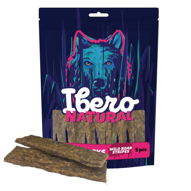 Ibero Meat Snacks Wild Boar Stripes - 5ks