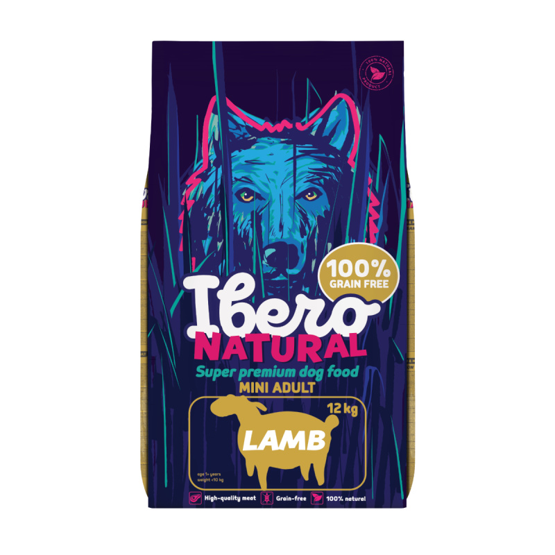 Ibero Grain-free Mini Adult Lamb - 12kg