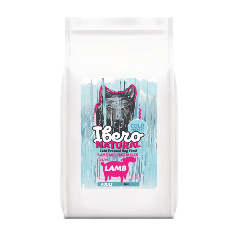 Ibero Cold Press Dog Adult Small Lamb - 12 + 3kg GRATIS