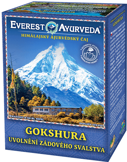 Everest Ayurveda GOKSHURA himalájský bylinný čaj ulevující od bolesti zad a páteře 100 g