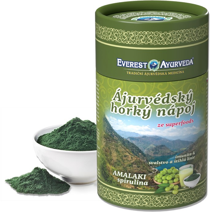 Everest Ayurveda himalájský horký nápoj AMALAKI spirulina 100 g