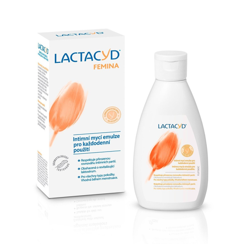 Lactacyd Femina zklidňující emulze pro intimní hygienu 400 ml