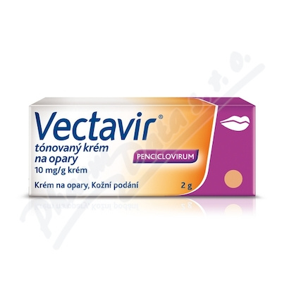 VECTAVIR TÓNOVANÝ KRÉM NA OPARY 10MG/G krém 1X2G