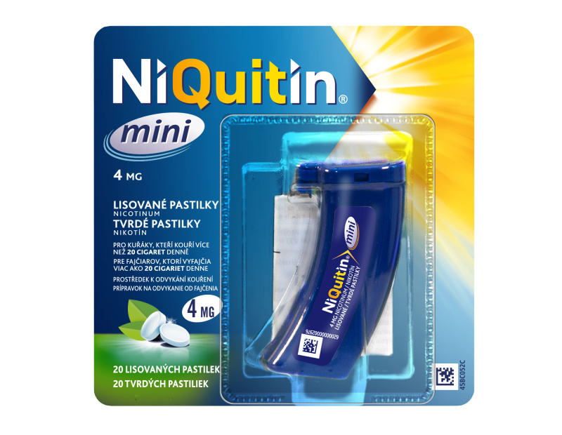 Niquitin mini 4mg 20 pastilek