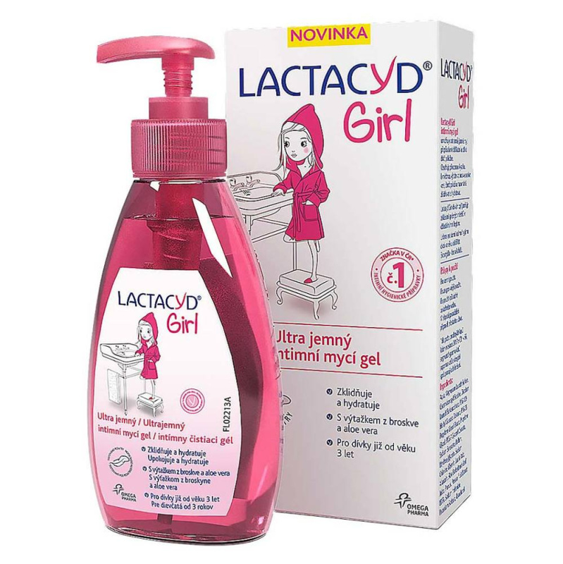 Lactacyd Girl jemný mycí gel na intimní hygienu 200 ml