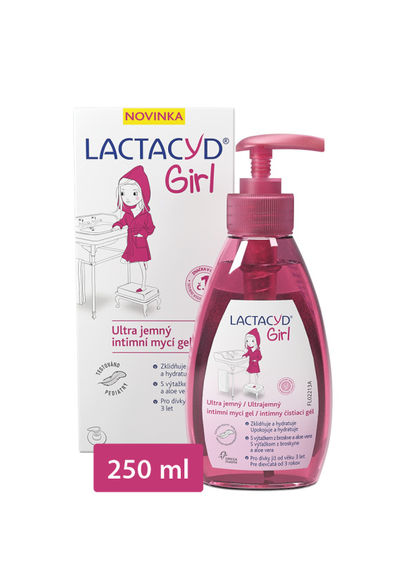 Lactacyd Girl jemný mycí gel na intimní hygienu 200 ml