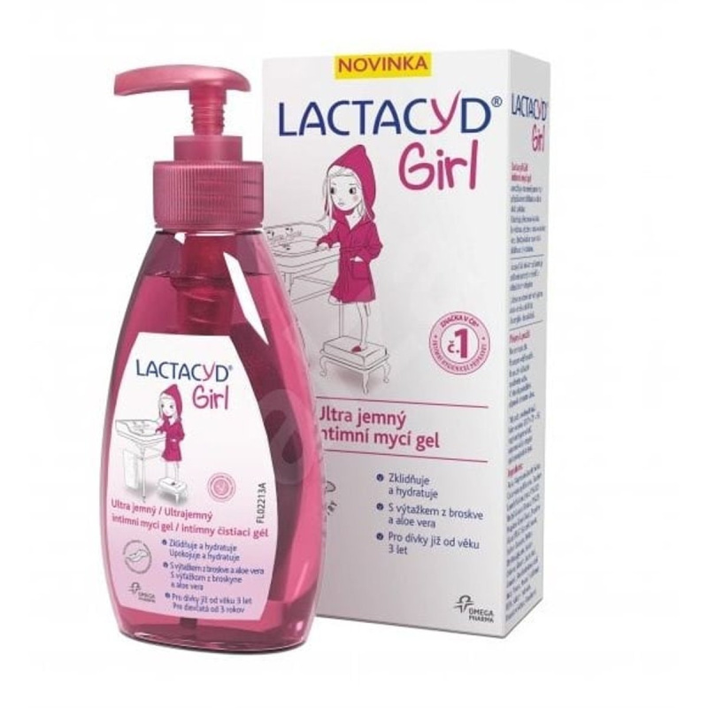 Lactacyd Girl jemný mycí gel na intimní hygienu 200 ml