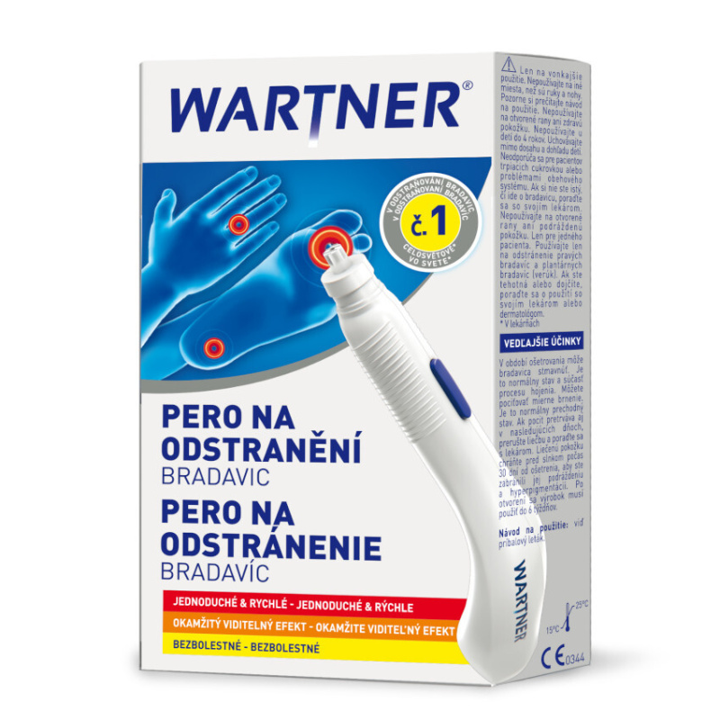 WARTNER Pero na odstranění bradavic