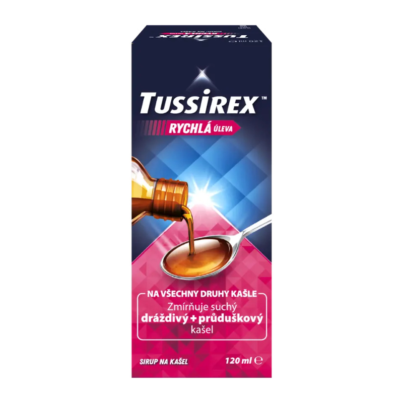 Tussirex sirup na kašel 120ml