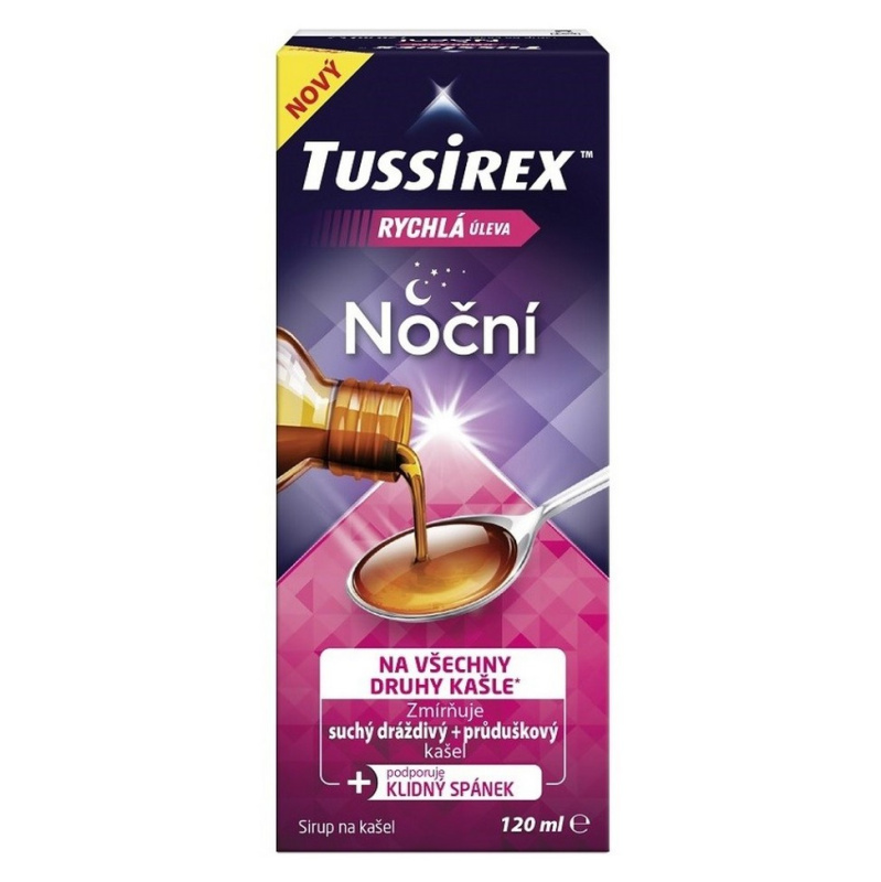 Tussirex noční sirup 120ml