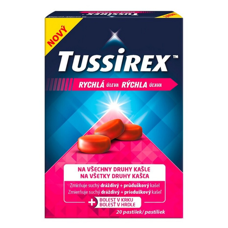 Tussirex pastilky proti kašli past.20