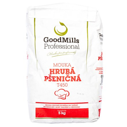 GOODMILLS PROFESSIONAL Mouka hrubá pšeničná T450 5 kg