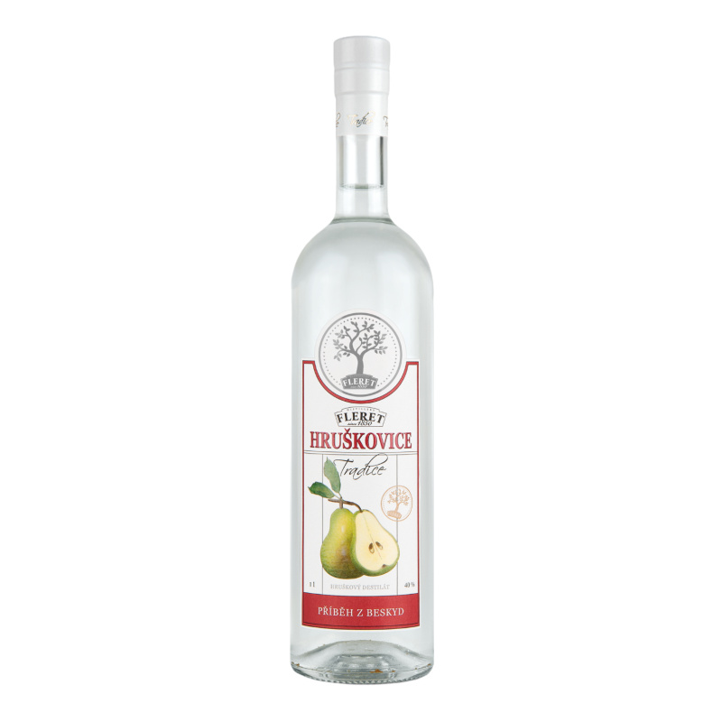 Fleret Distillery Fleret tradice hruškovice 1 l 40 %