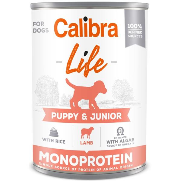 Calibra Dog Life  konz.Puppy&Junior Lamb&rice 400 g
